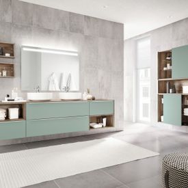 Badezimmer türkis